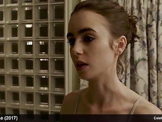 Lily Collins Exposing Her atrophied Body involving peel